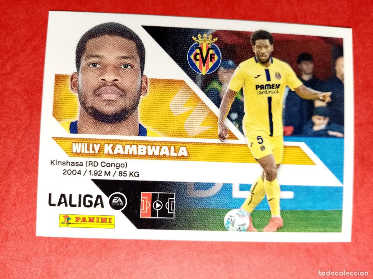 Cromos de f&uacute;tbol: N&ordm; 8 A 8A WILLY KAMBWALA, VILLARREAL CF, LIGA ESTE 2026 2027 26 27 PANINI