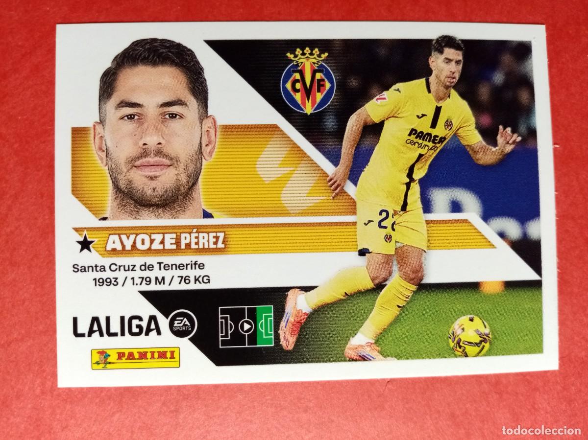 Cromos de f&uacute;tbol: N&ordm; 17 AYOZE PEREZ, VILLARREAL CF, LIGA ESTE 2026 2027 26 27 PANINI