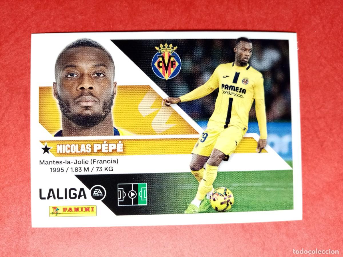 Cromos de f&uacute;tbol: N&ordm; 18 NICOLAS PEPE, VILLARREAL CF, LIGA ESTE 2026 2027 26 27 PANINI