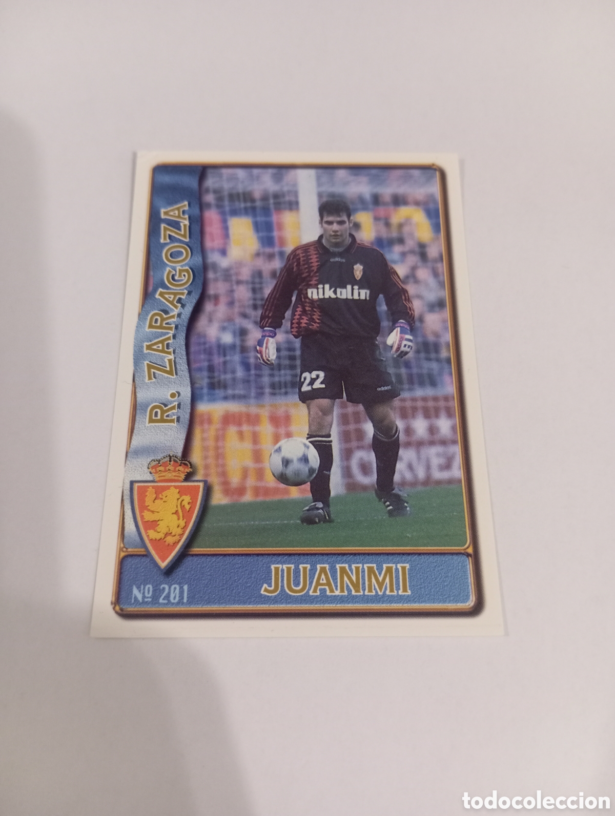 Cromos de f&uacute;tbol: 201 JUANMI Zaragoza 96 97 MUNDICROMO FICHAS LIGA 1996 1997