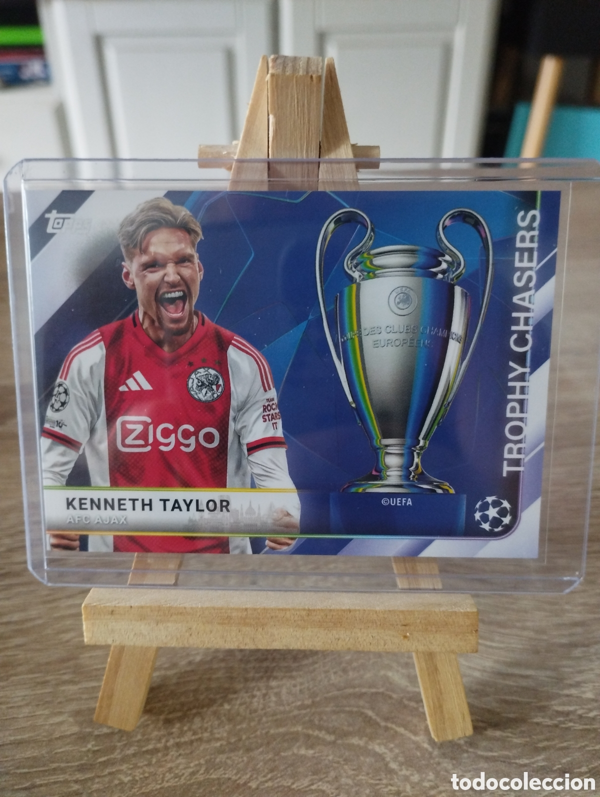 Cromos de f&uacute;tbol: Carta Topps Trophy Chasers Kenneth Taylor Ajax