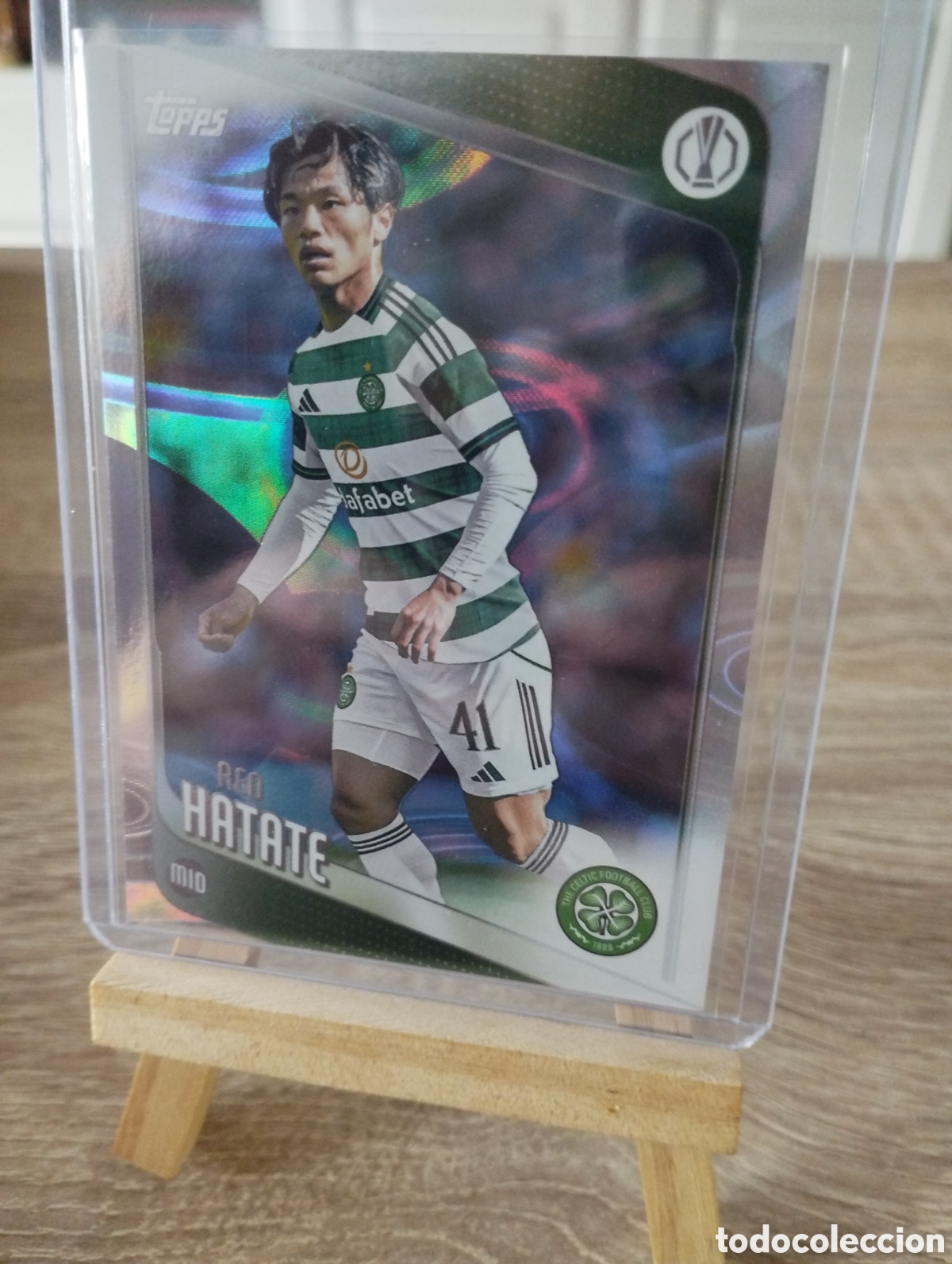 Cromos de f&uacute;tbol: Reo Hatate - Celtic FC - Topps UEFA Club Competitions 2023/24 (Variante Foil)