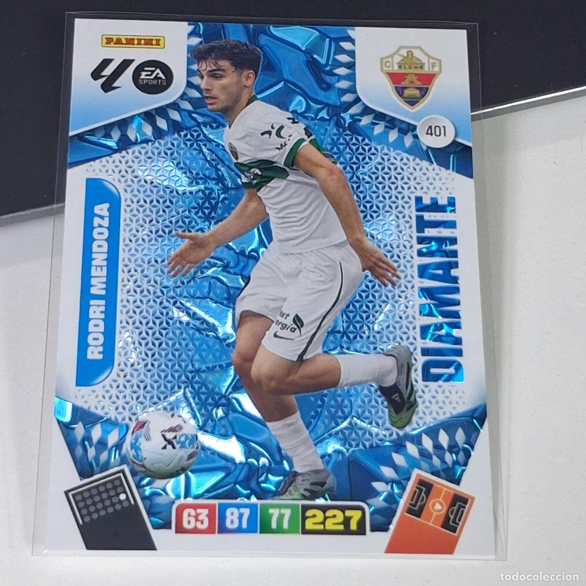 Cromos de f&uacute;tbol: D7 401 RODRI MENDOZA DIAMANTE DEL ELCHE LIGA ADRENALYN XL 2025 2026 25 26 PANINI