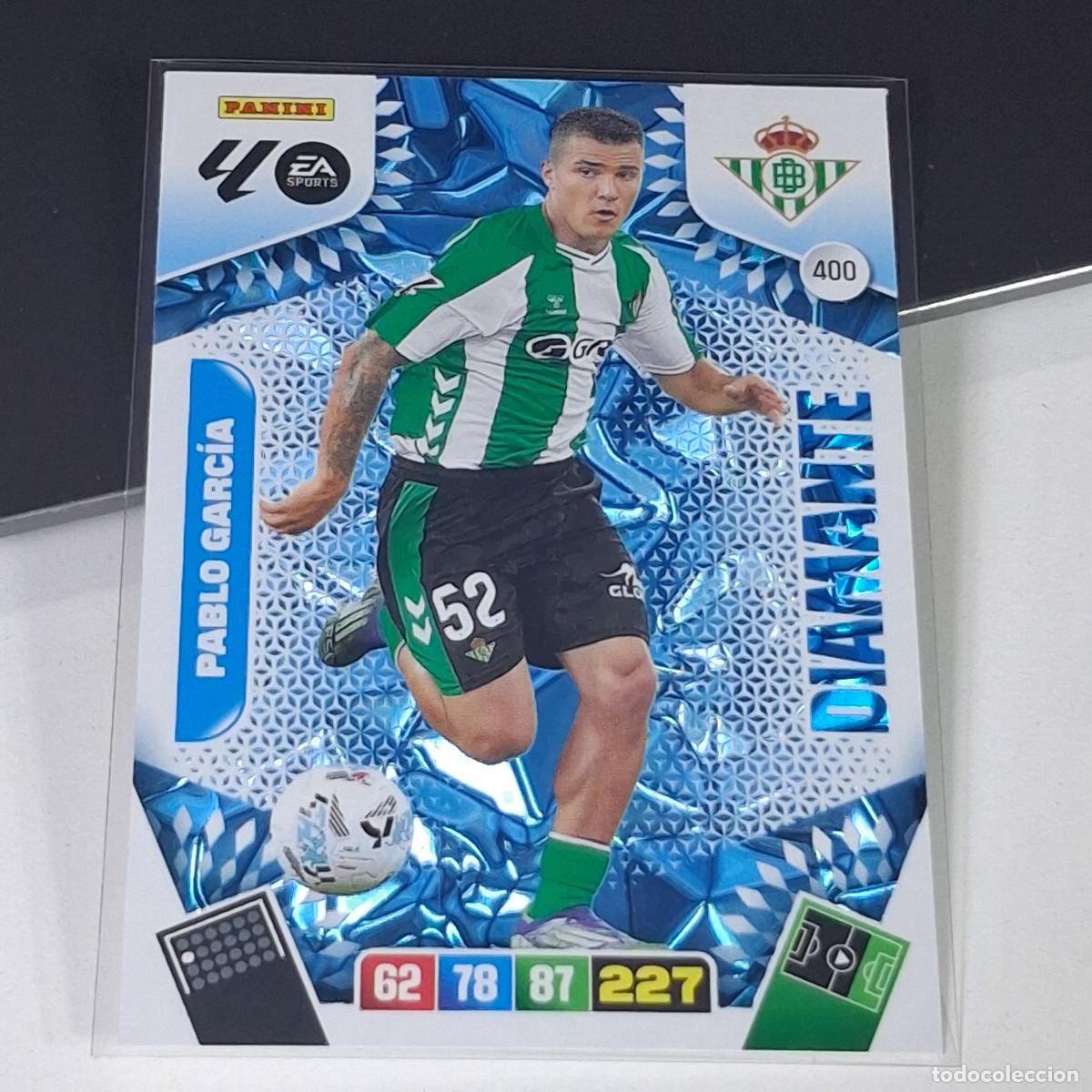 Cromos de f&uacute;tbol: D7 400 PABLO GARCIA BETIS DIAMANTE LIGA ADRENALYN XL 2025 2026 25 26 PANINI