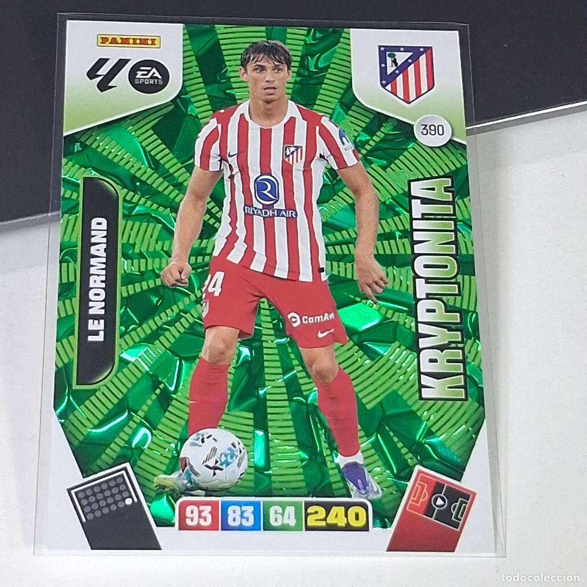 Cromos de f&uacute;tbol: D7 390 LE NORMAND ATL&Eacute;TICO MADRID KRYPTONITA LIGA ADRENALYN XL 2025 2026 25 26 PANINI
