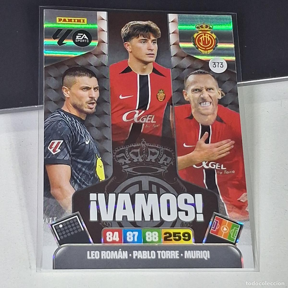 Cromos de f&uacute;tbol: D7 373 VAMOS DEL MALLORCA LEO ROMAN PABLO TORRE MURIQI LIGA ADRENALYN XL 2025 2026 25 26 PANINI