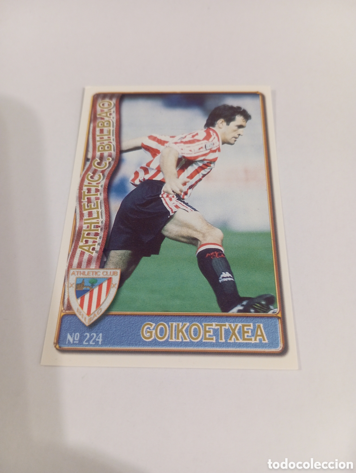 Cromos de f&uacute;tbol: 224 GOIKOETXEA Athletic Club Bilbao 96 97 MUNDICROMO FICHAS LIGA 1996 1997
