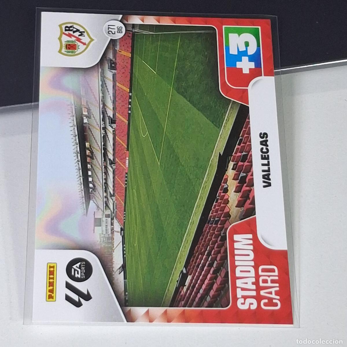 Cromos de f&uacute;tbol: D7 271 BIS 271BIS VALLECAS STADIUM CARD RAYO VALLECANO LIGA ADRENALYN XL 2025 2026 25 26 PANINI