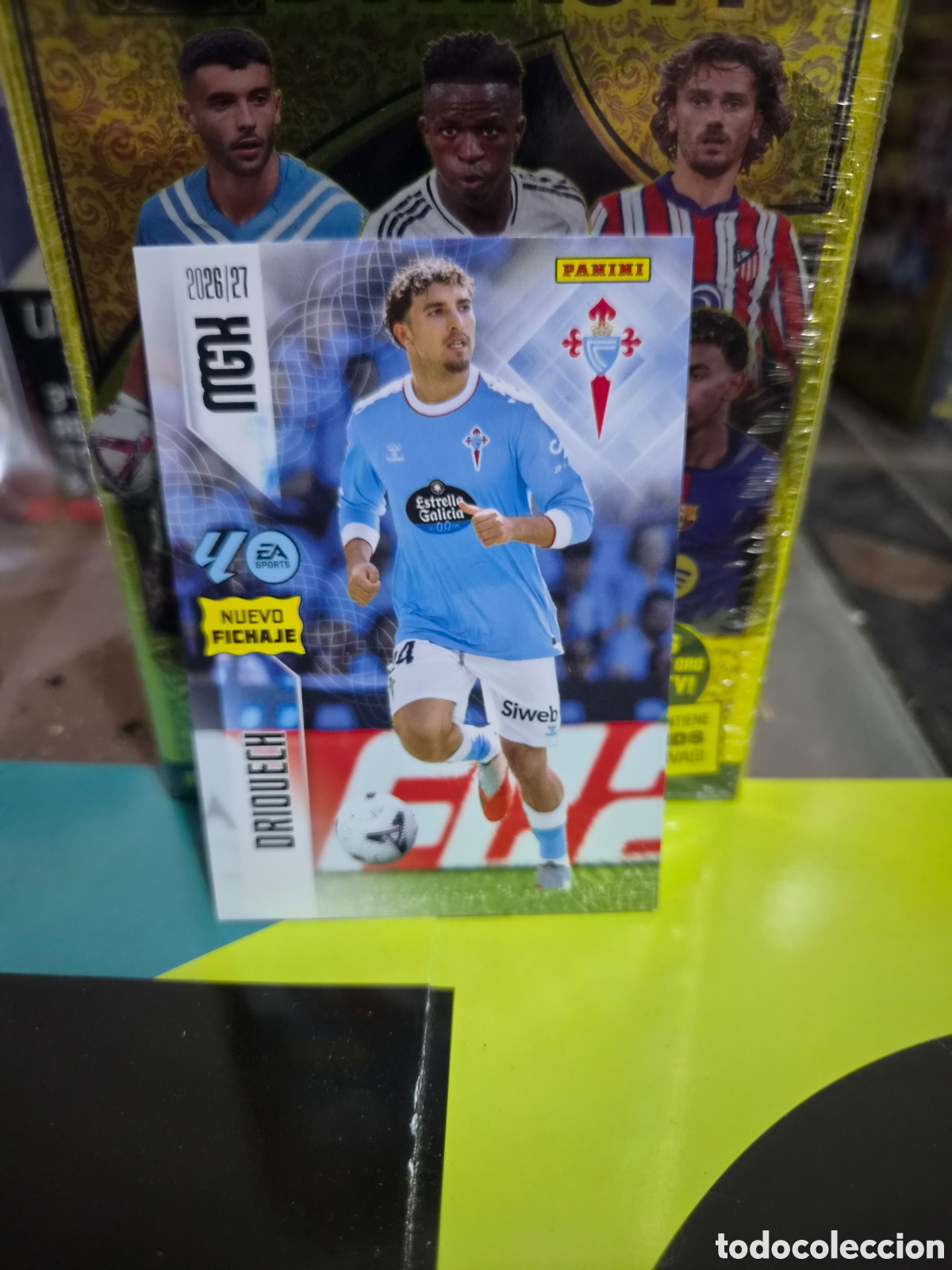 Cromos de f&uacute;tbol: N&deg;390 Nuevo Fichaje Driouech Megacracks 26/27