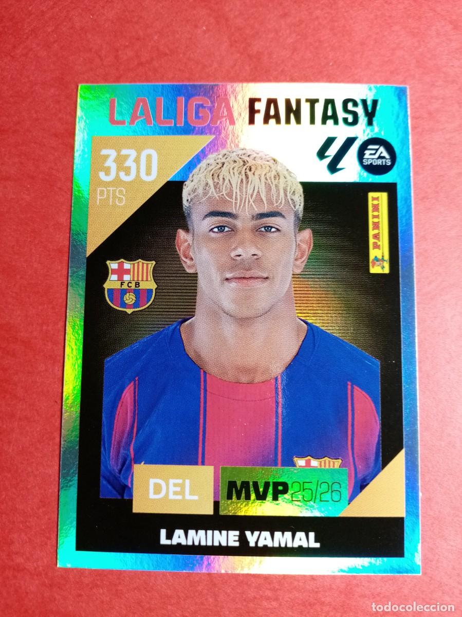Cromos de f&uacute;tbol: N&ordm; 5 LAMINE YAMAL. FC BARCELONA, FANTASY, LIGA ESTE 2026 2027 26 27 PANINI