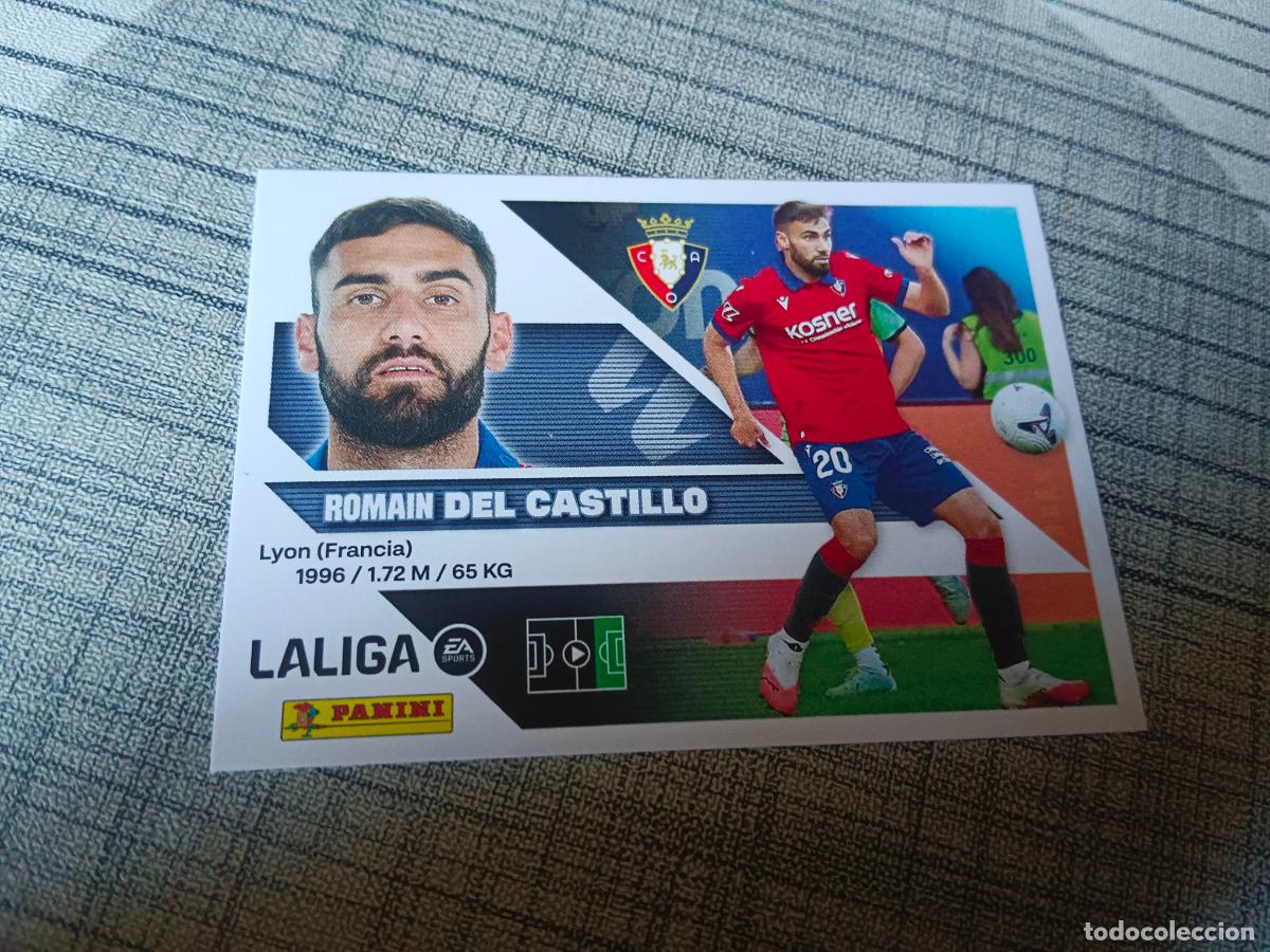 Cromos de f&uacute;tbol: TEMPORADA 2026 2027 26 27 FICHAJE 46 DEL CASTILLO OSASUNA 4&ordf; CUARTA EDICION NUEVO