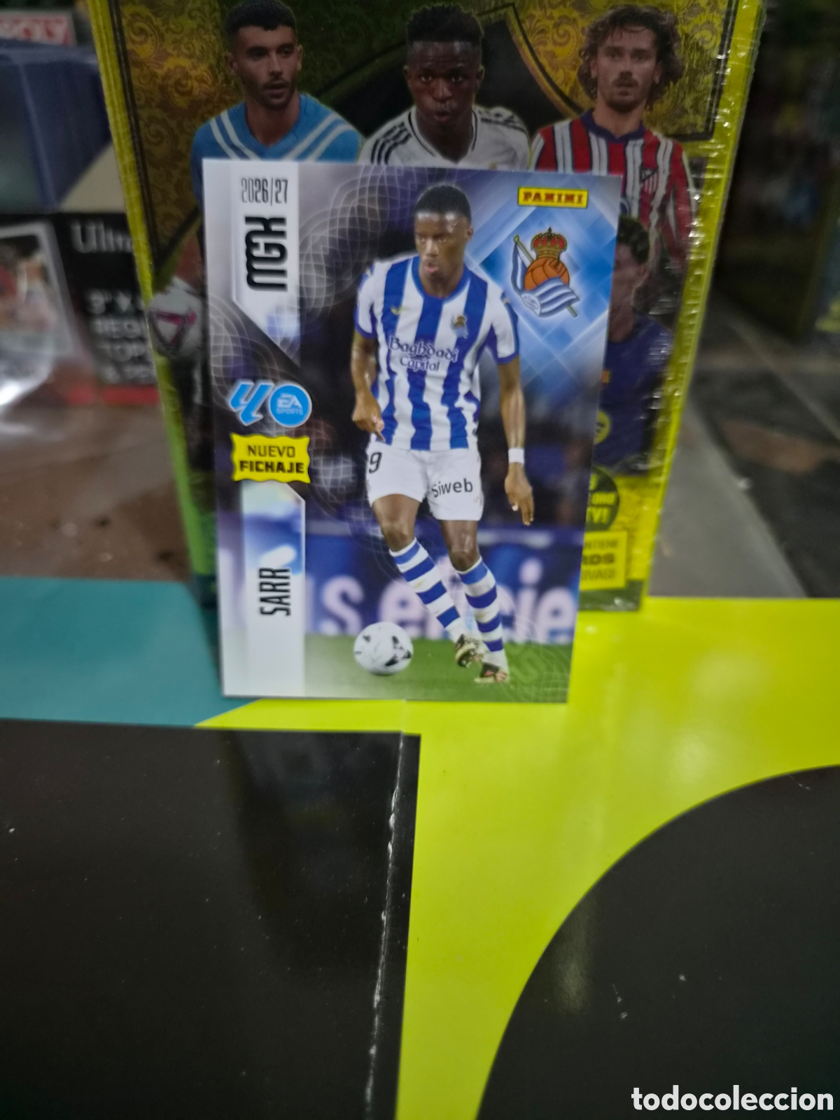 Cromos de f&uacute;tbol: N&deg;494 Nuevo Fichaje Sarr Megacracks 26/27
