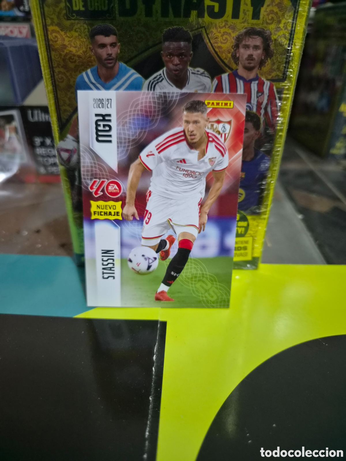 Cromos de f&uacute;tbol: N&deg;498 Nuevo Fichaje Stassin Megacracks 26/27