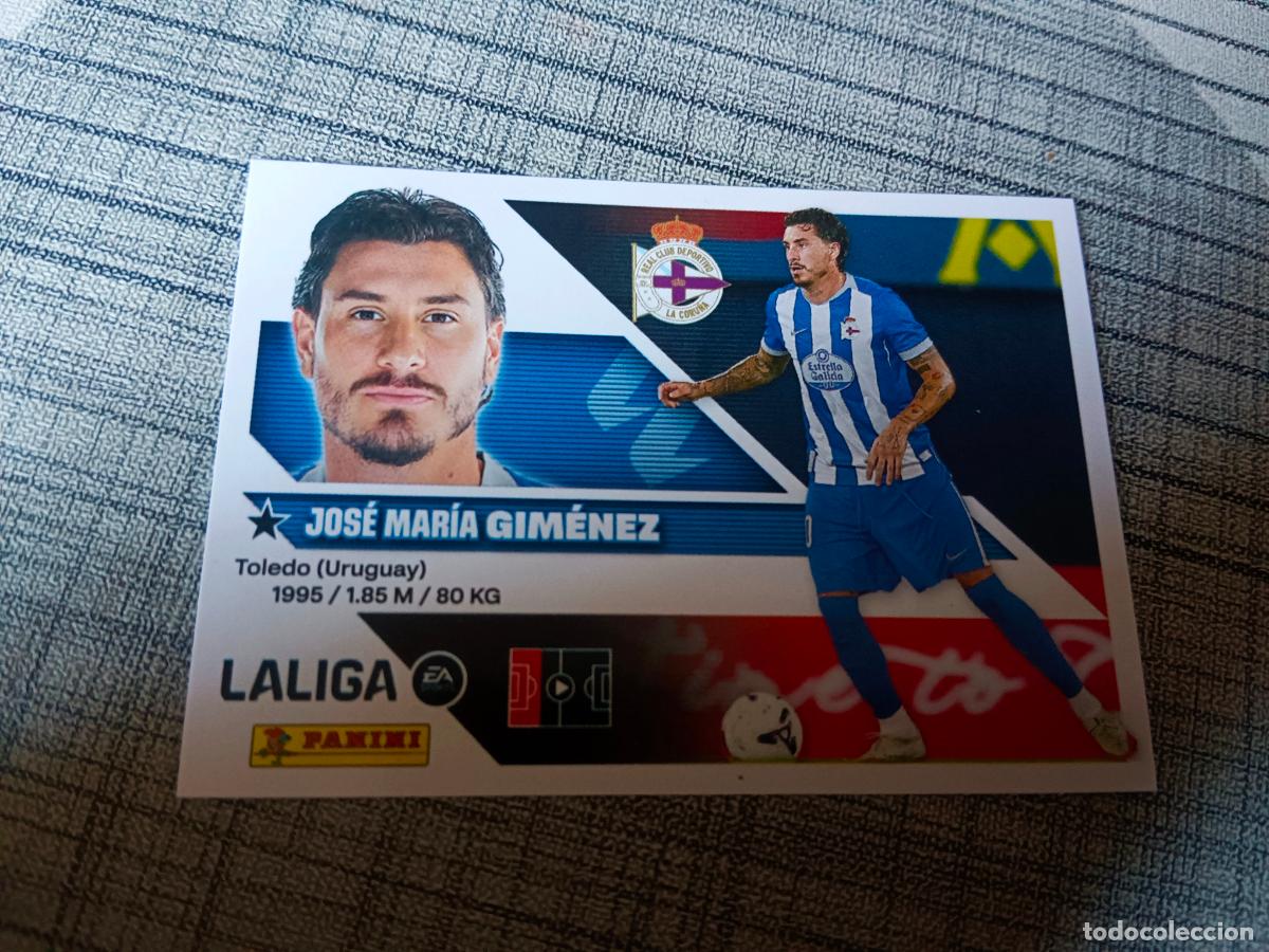 Cromos de f&uacute;tbol: TEMPORADA 2026 2027 26 27 FICHAJE 52 GIMIENEZ DEPORTIVO DE LA CORU&Ntilde;A 4&ordf; CUARTA EDICION NUEVO