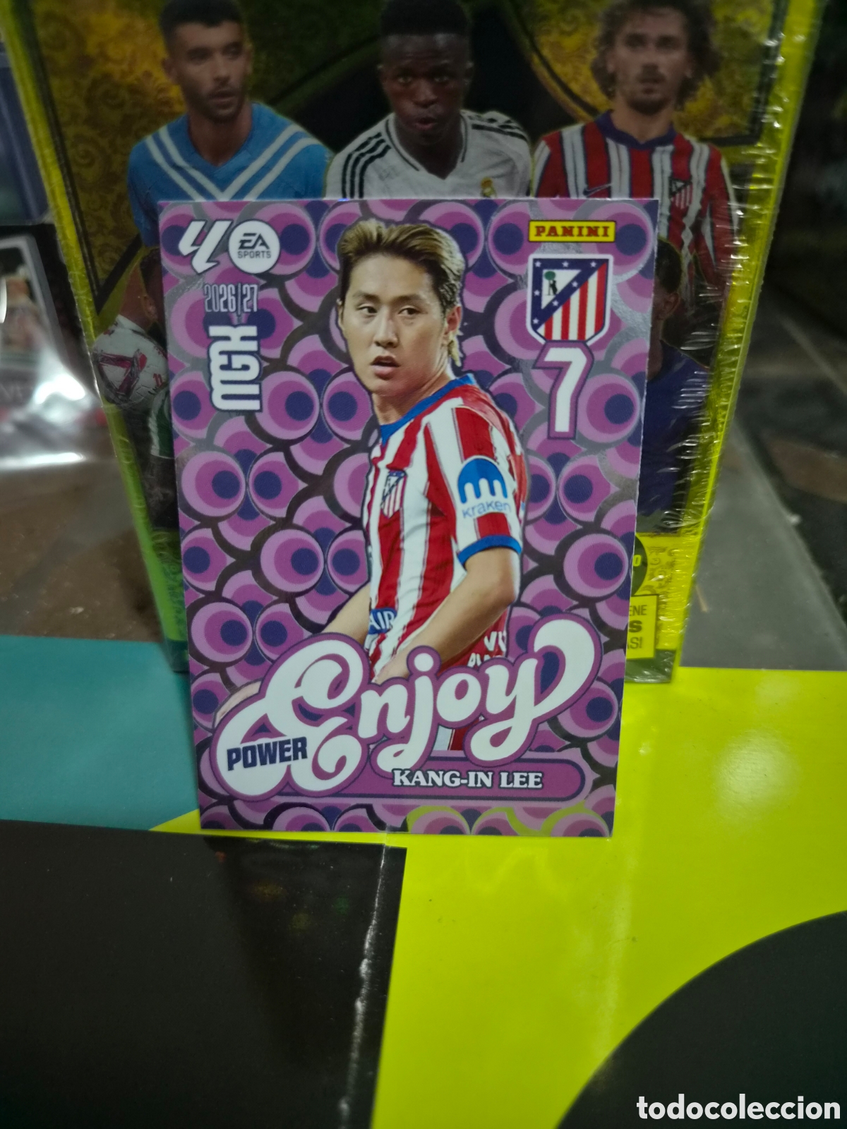 Cromos de f&uacute;tbol: N&deg;P519 Nuevo Enjoy Power Kang-In Lee Megacracks 26/27