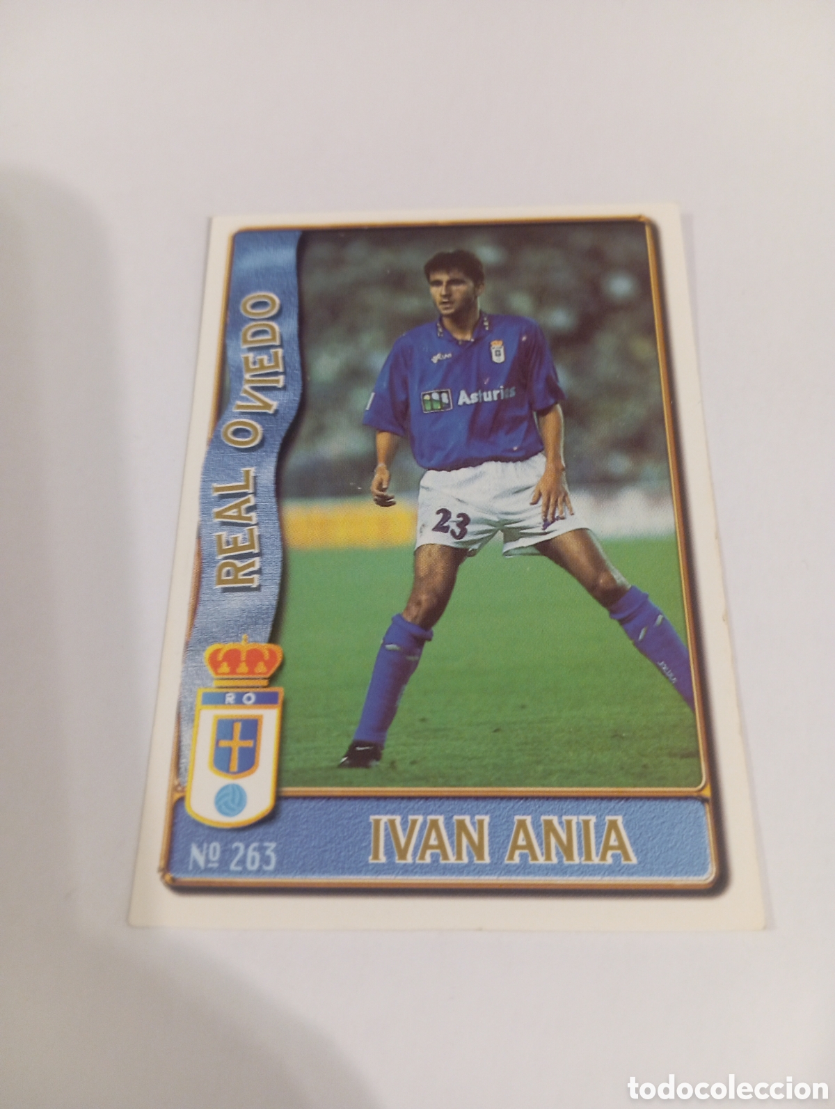 Cromos de f&uacute;tbol: 263 IVAN ANIA Oviedo 96 97 MUNDICROMO FICHAS LIGA 1996 1997