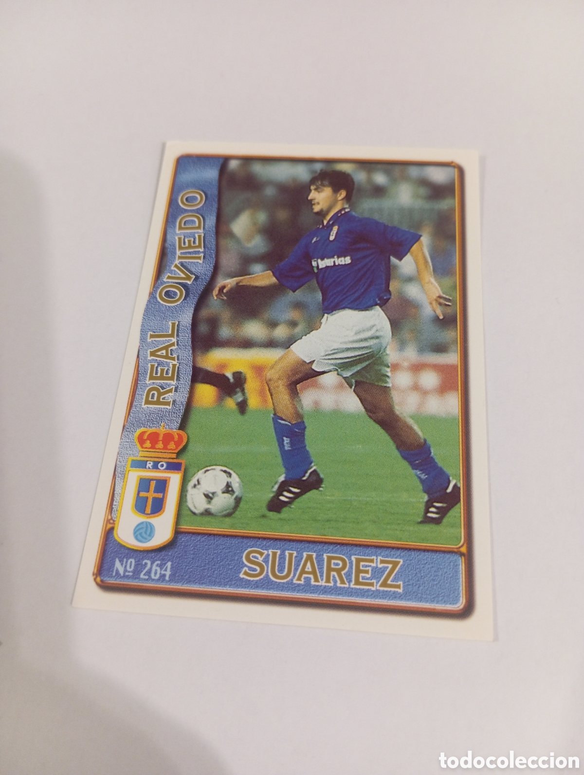 Cromos de f&uacute;tbol: 264 SU&Aacute;REZ Oviedo 96 97 MUNDICROMO FICHAS LIGA 1996 1997