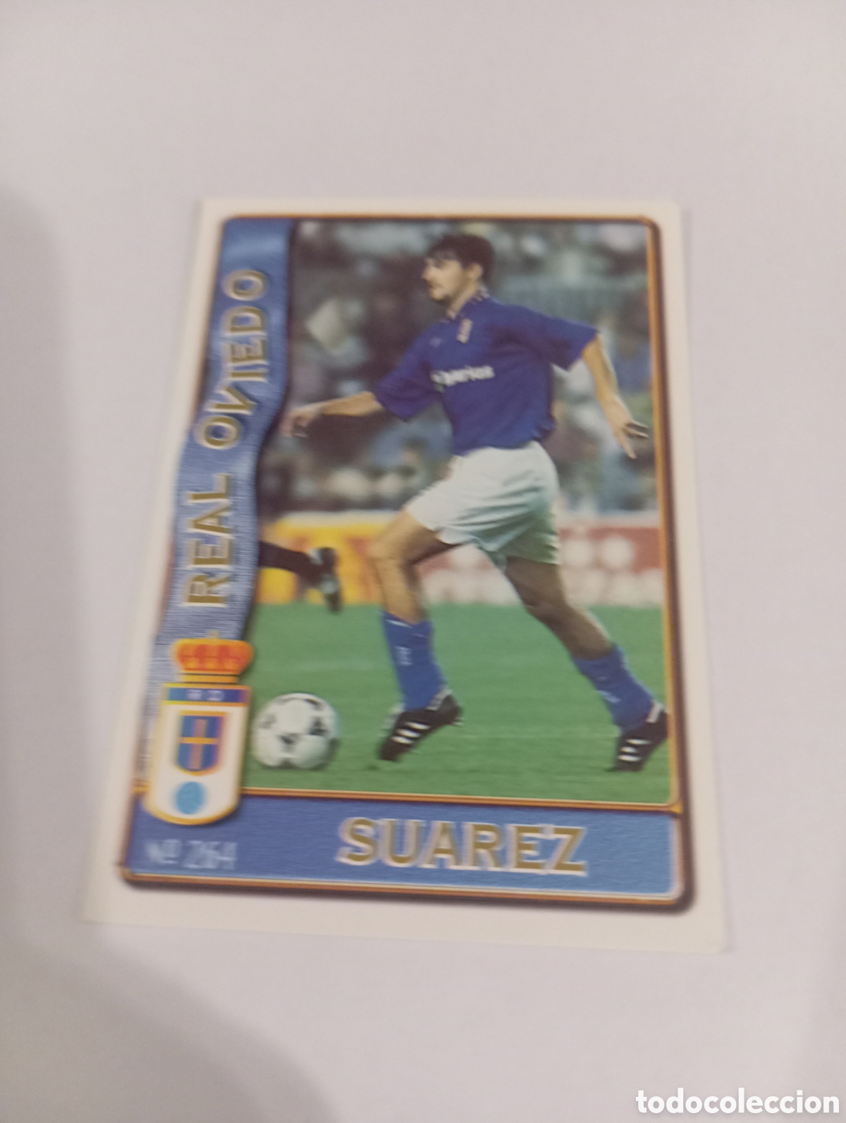Cromos de f&uacute;tbol: 264 SUAREZ Oviedo 96 97 MUNDICROMO FICHAS LIGA 1996 1997
