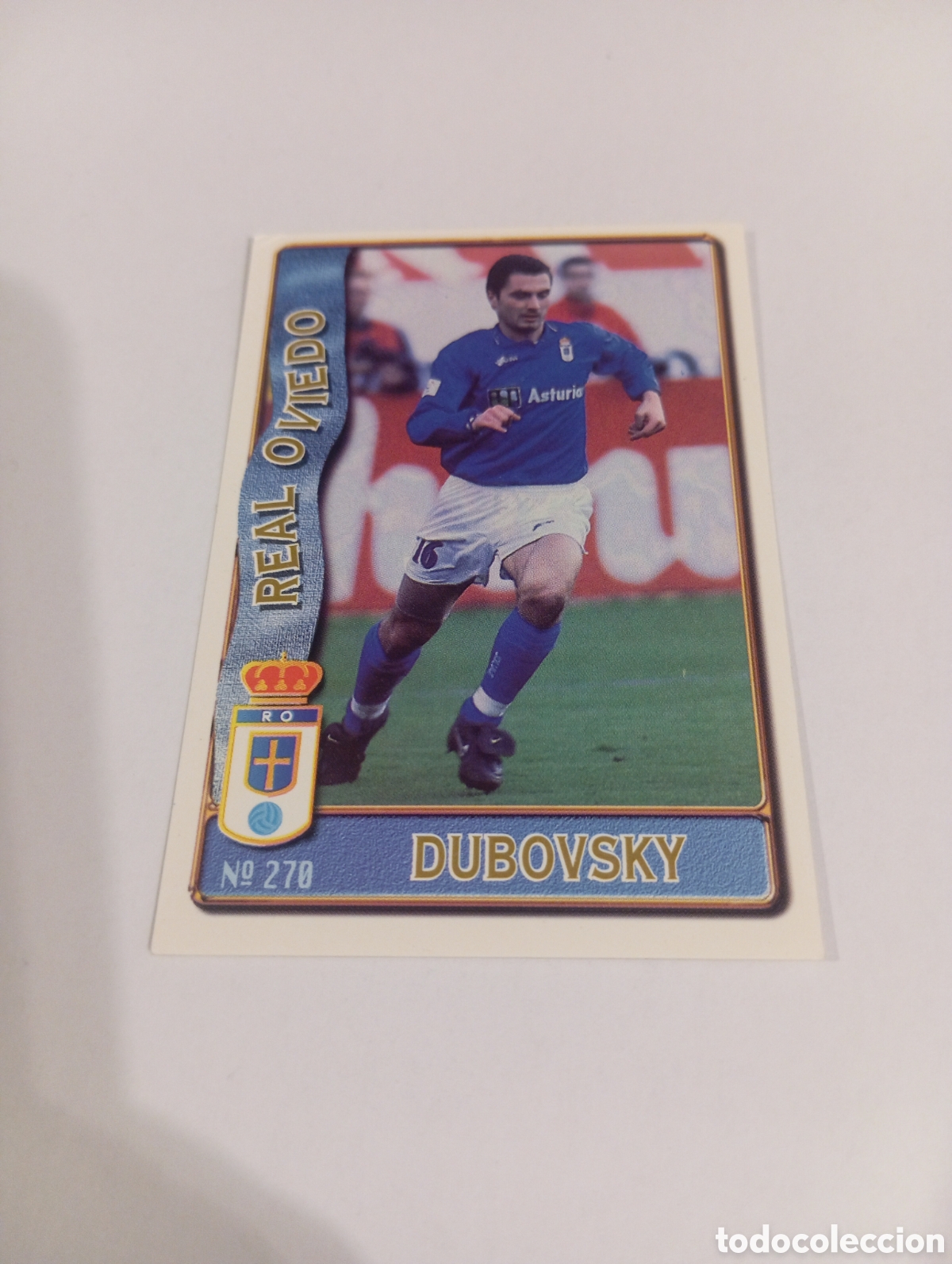 Cromos de f&uacute;tbol: 270 DUBOVSKY Oviedo 96 97 MUNDICROMO FICHAS LIGA 1996 1997