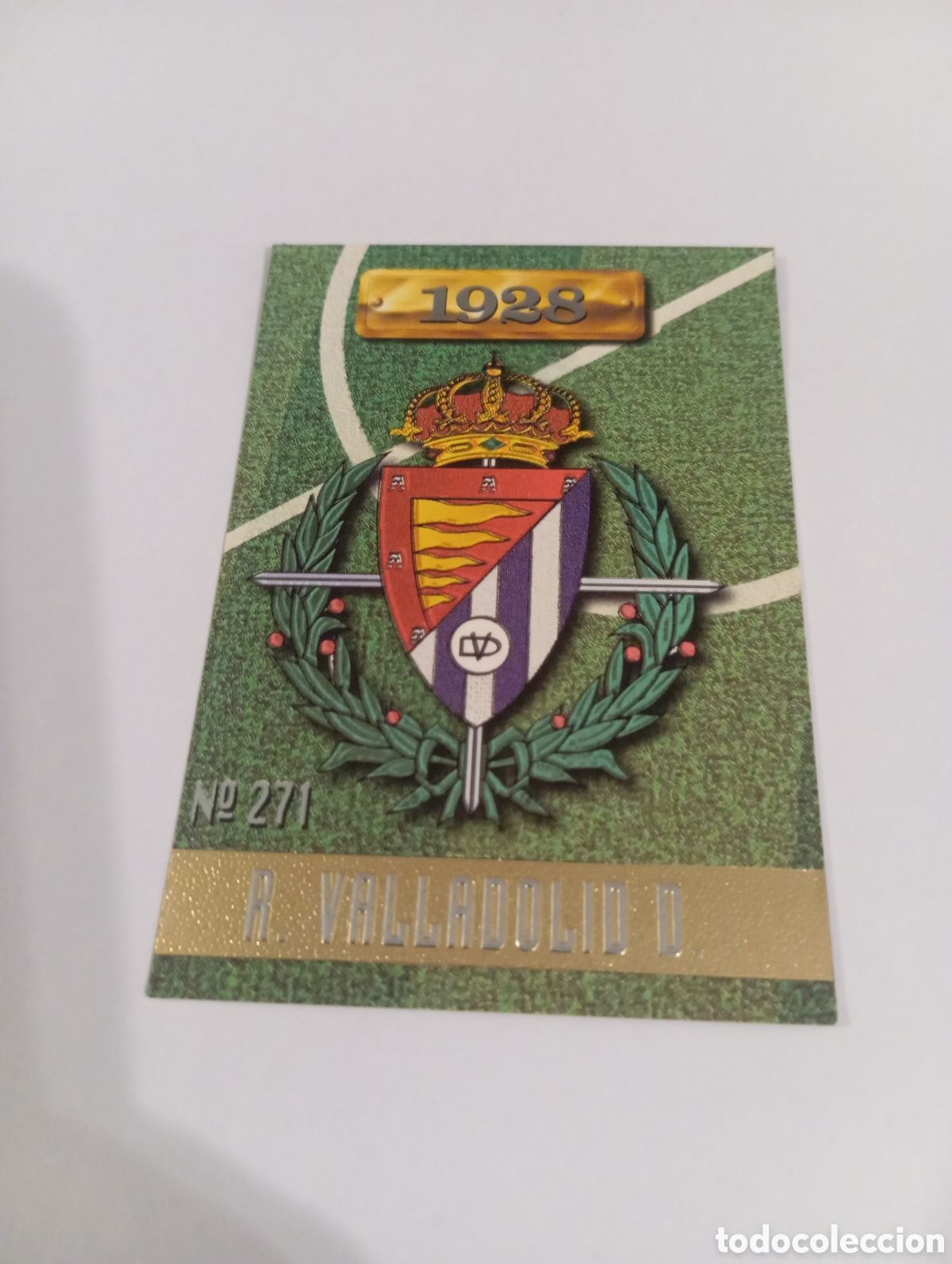 Cromos de f&uacute;tbol: 271 ESCUDO Valladolid 96 97 MUNDICROMO FICHAS LIGA 1996 1997