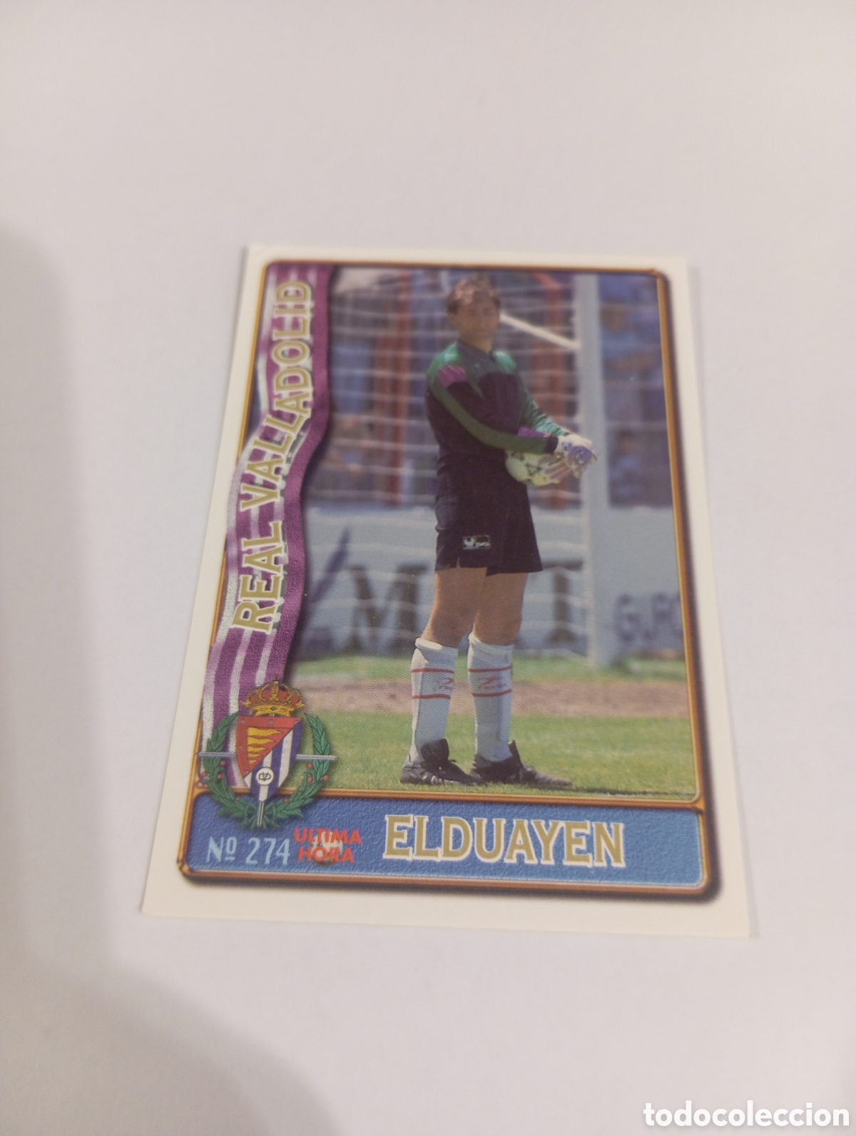 Cromos de f&uacute;tbol: 274 ELDUAYEN UH Valladolid 96 97 MUNDICROMO FICHAS LIGA 1996 1997