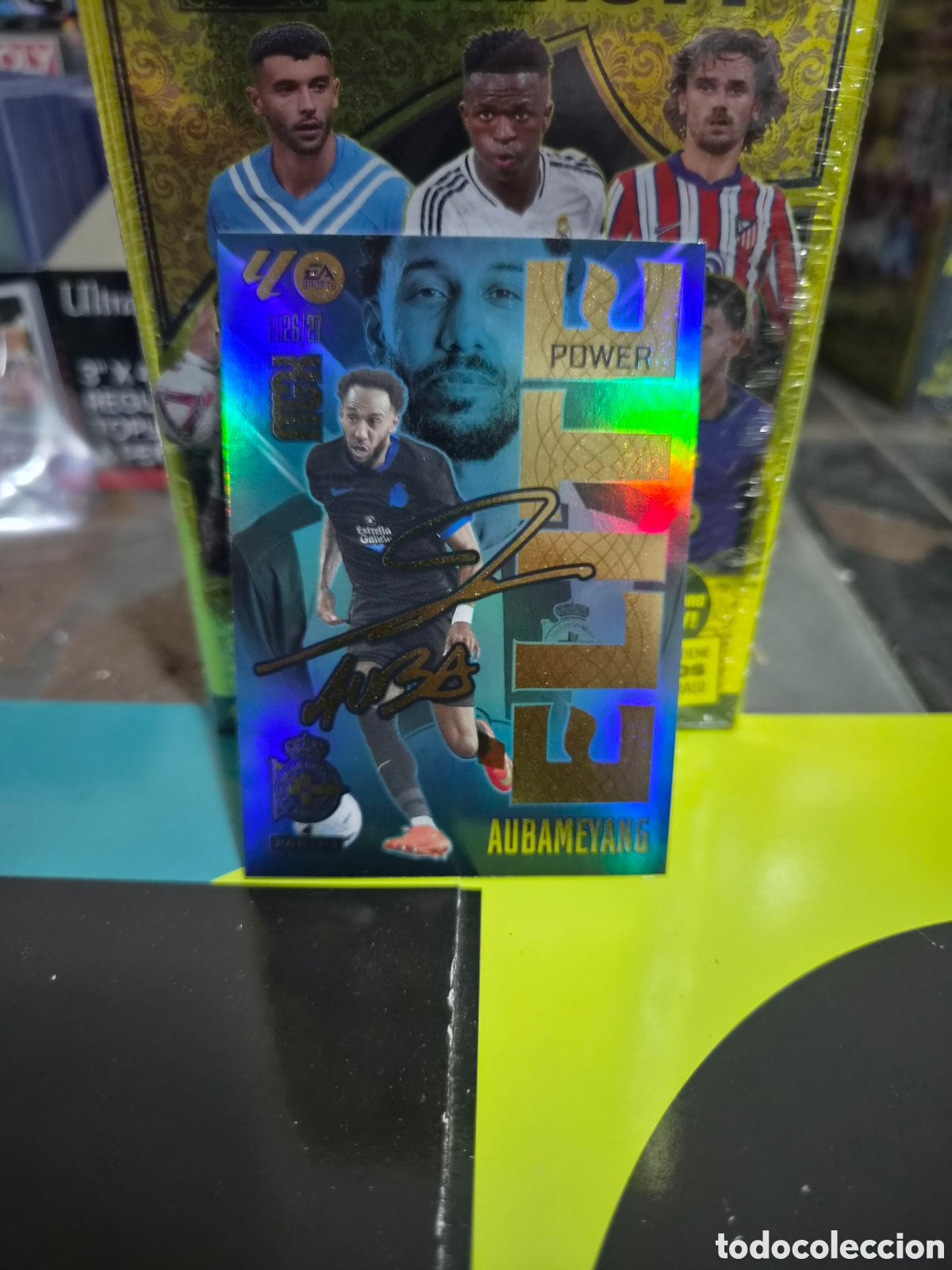 Cromos de f&uacute;tbol: N&deg;P514 Nuevo Elite Power Aubameyang Megacracks 26/27