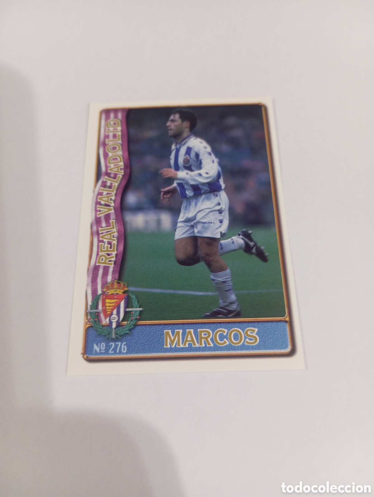 Cromos de f&uacute;tbol: 276 MARCOS Valladolid 96 97 MUNDICROMO FICHAS LIGA 1996 1997