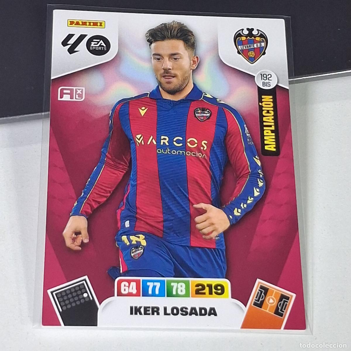 Cromos de f&uacute;tbol: D7 192BIS 192 BIS IKER LOSADA LEVANTE AMPLIACION LIGA ADRENALYN XL 2025 2026 25 26 PANINI
