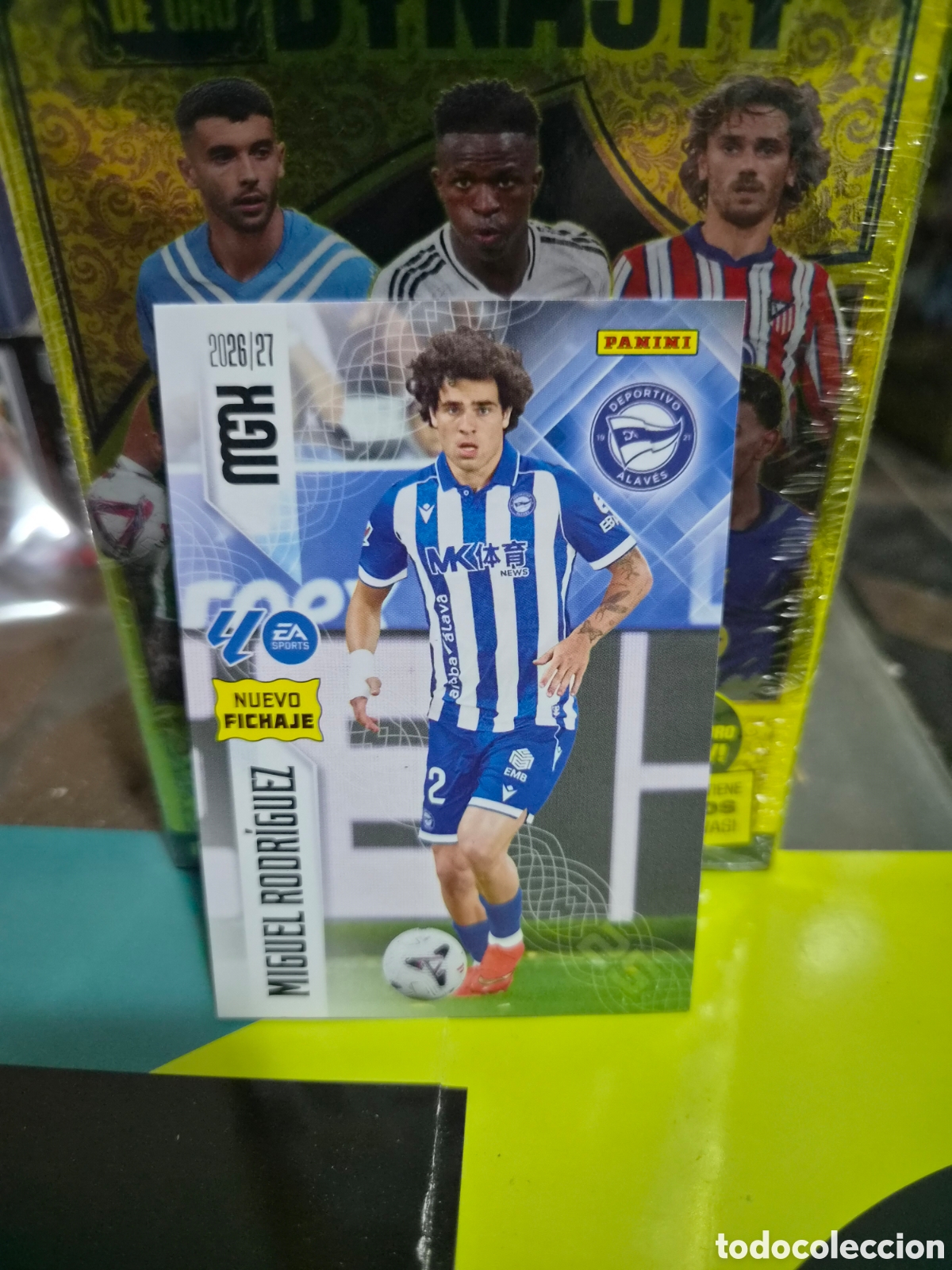 Cromos de f&uacute;tbol: N&deg;463Bis Nuevo Fichaje Miguel Rodr&iacute;guez Megacracks 26/27
