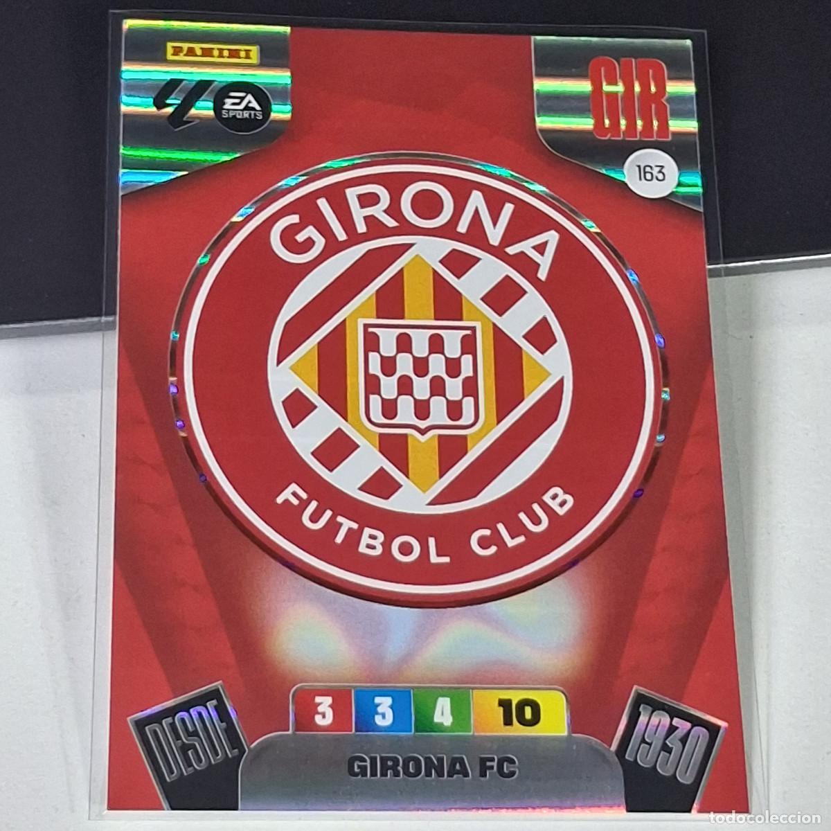 Cromos de f&uacute;tbol: D7 163 ESCUDO GIRONA LOGO BADGE LIGA ADRENALYN XL 2025 2026 25 26 PANINI
