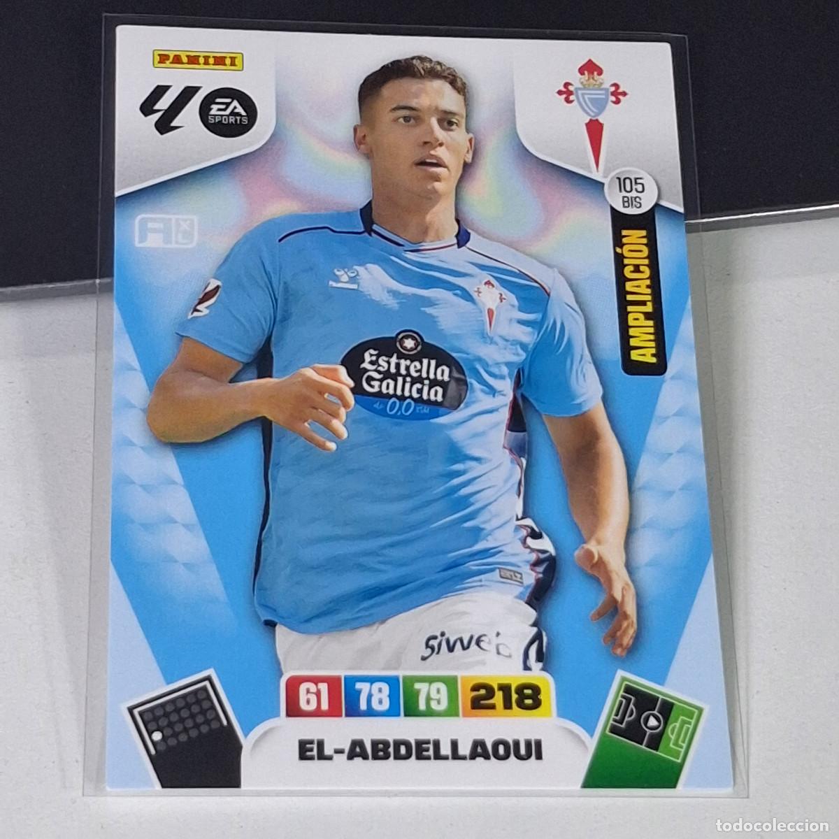 Cromos de f&uacute;tbol: D7 105BIS 105 BIS EL - ABDELLAOUI CELTA AMPLIACION LIGA ADRENALYN XL 2025 2026 25 26 PANINI