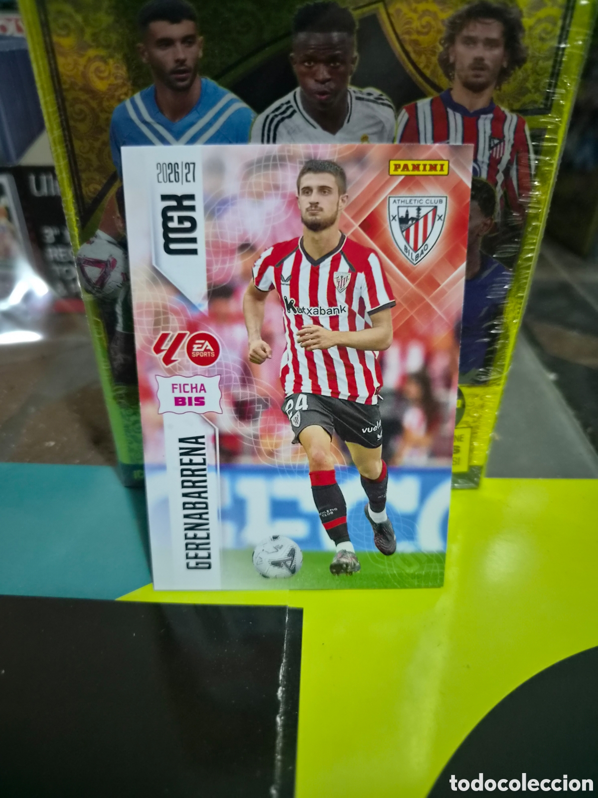 Cromos de f&uacute;tbol: N&deg;46Bis Athletic de Bilbao Gerenabarrena Megacracks 26/27