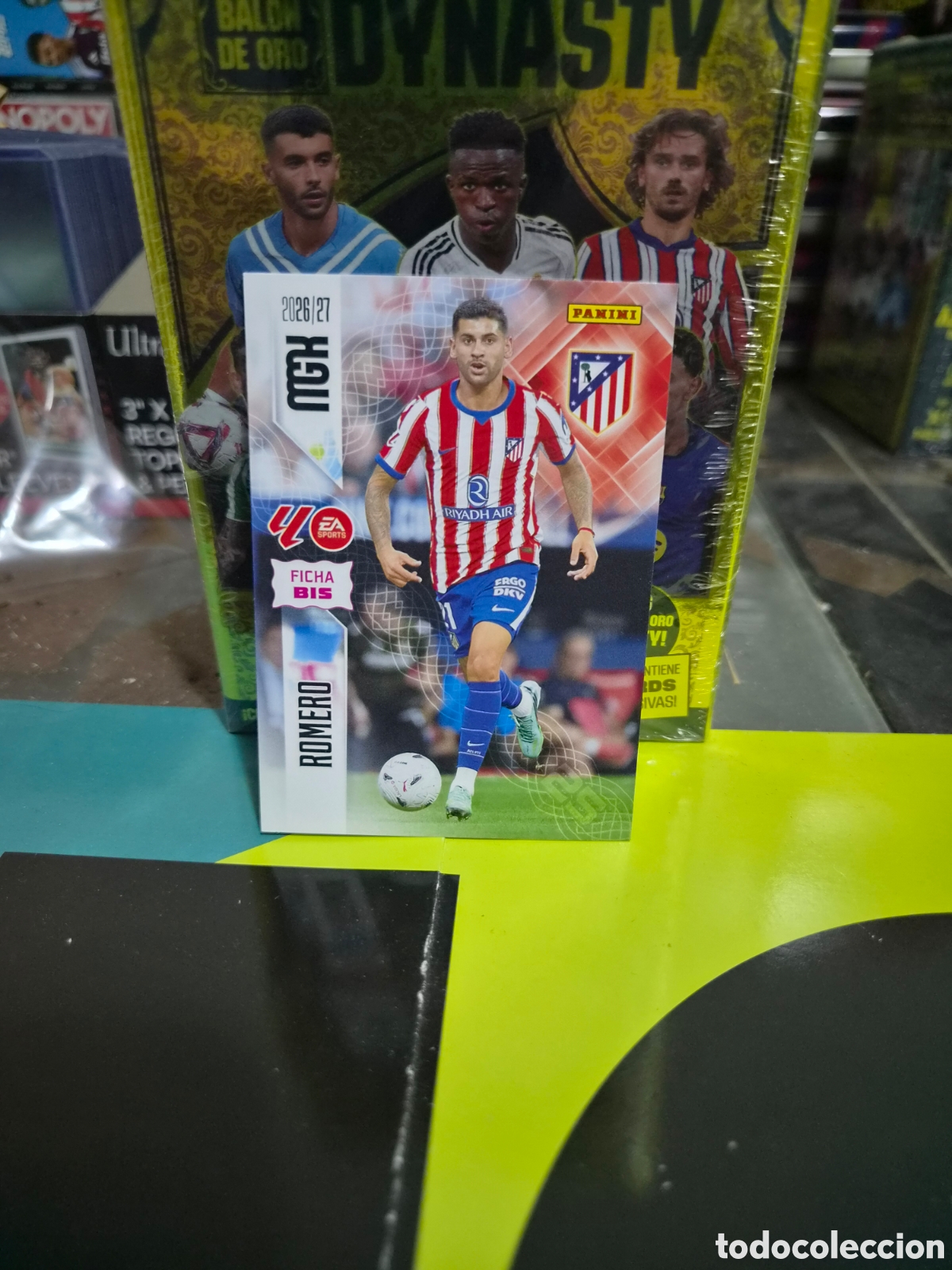 Cromos de f&uacute;tbol: N&deg;61Bis Atl&eacute;tico de Madrid Romero Megacracks 26/27
