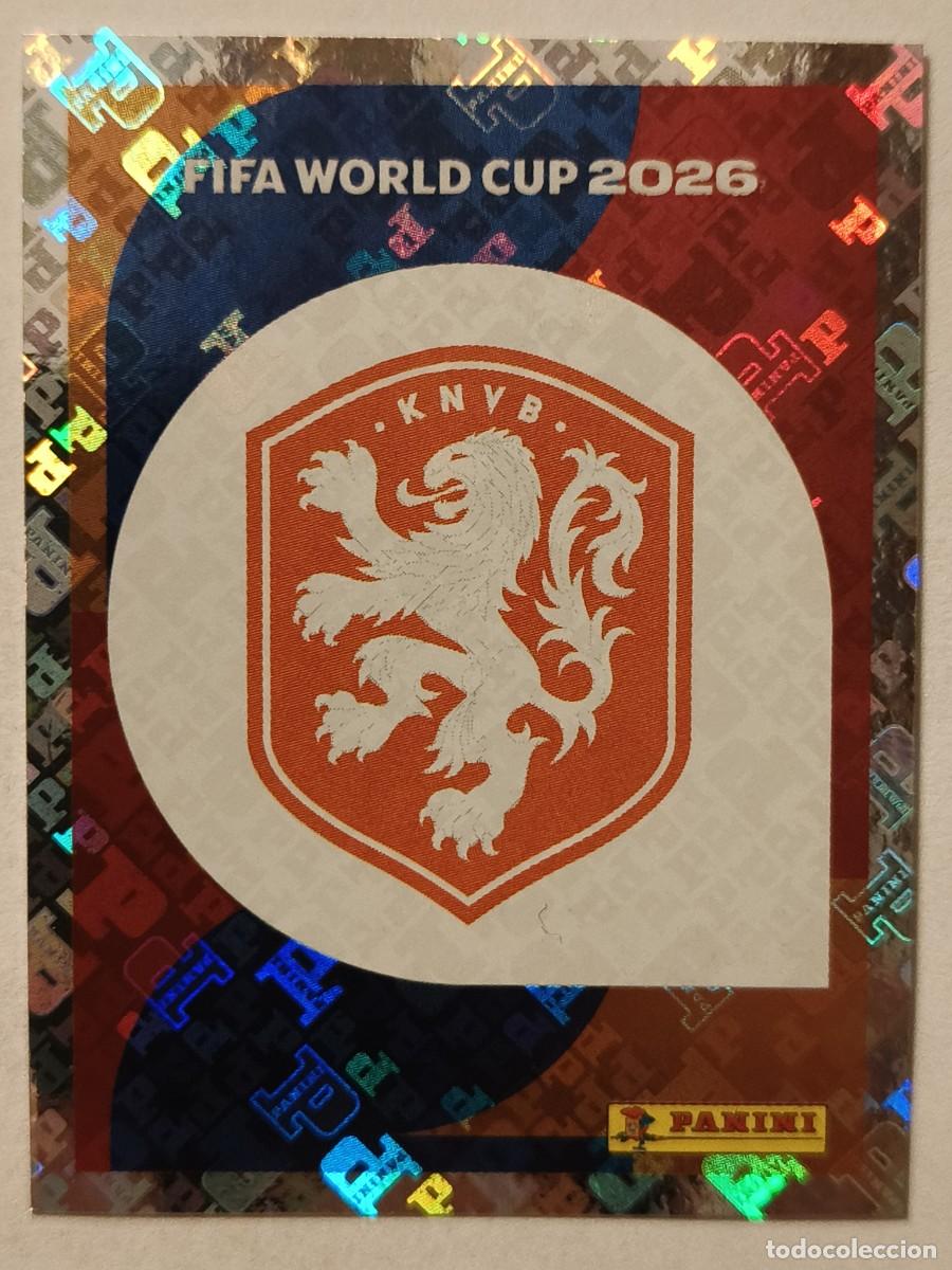 Cromos de f&uacute;tbol: #NED 1 ESCUDO (PAISES BAJOS) MUNDIAL 2026 PANINI
