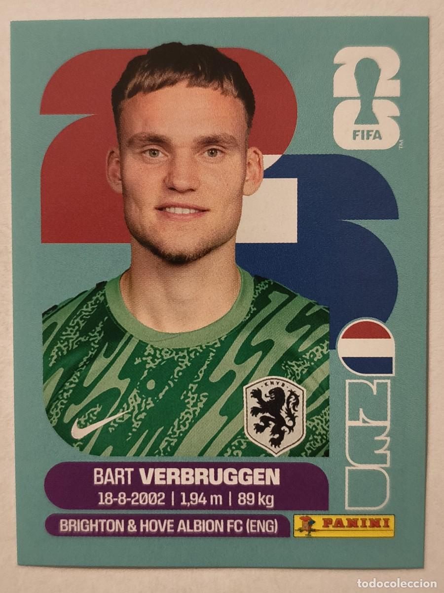 Cromos de f&uacute;tbol: #NED 2 VERBRUGGEN (PAISES BAJOS) MUNDIAL 2026 PANINI