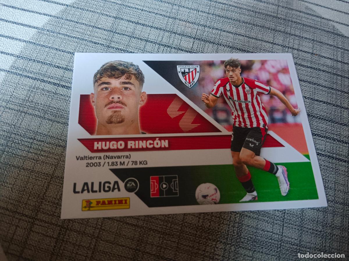 Cromos de f&uacute;tbol: TEMPORADA 2026 2027 26 27 COLOCA 5 BIS HUGO RINCON ATHLETIC DE BILBAO 4&ordf; CUARTA EDICION NUEVO