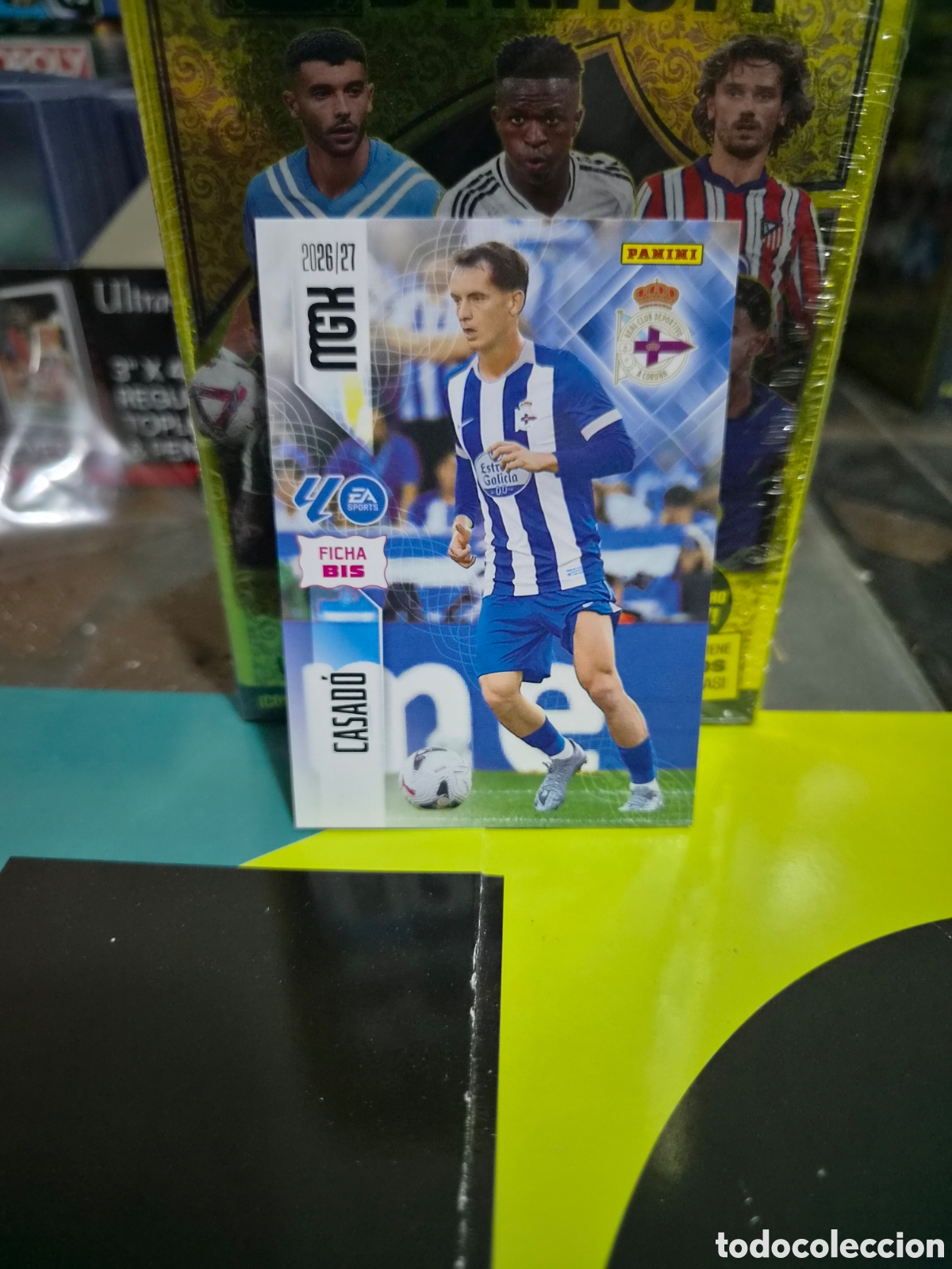 Cromos de f&uacute;tbol: N&deg;139Bis Deportivo La Coru&ntilde;a Casado Megacracks 26/27