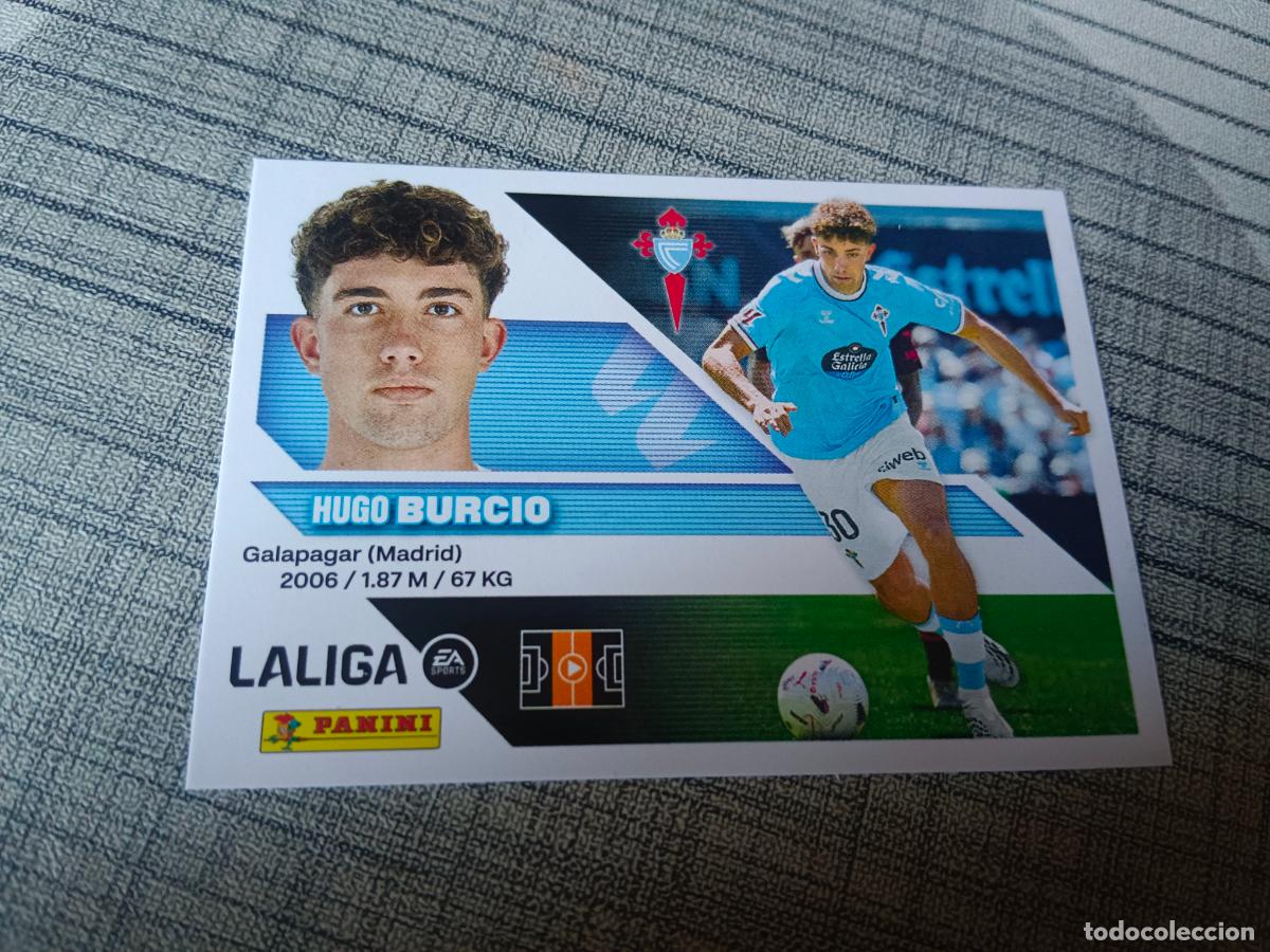 Cromos de f&uacute;tbol: TEMPORADA 2026 2027 26 27 COLOCA 14 BIS HUGO BURCIO CELTA 4&ordf; CUARTA EDICION NUEVO