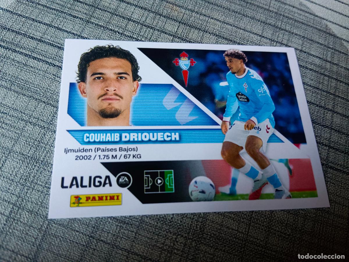 Cromos de f&uacute;tbol: TEMPORADA 2026 2027 26 27 COLOCA 15 BIS DRIOUECH CELTA 4&ordf; CUARTA EDICION NUEVO