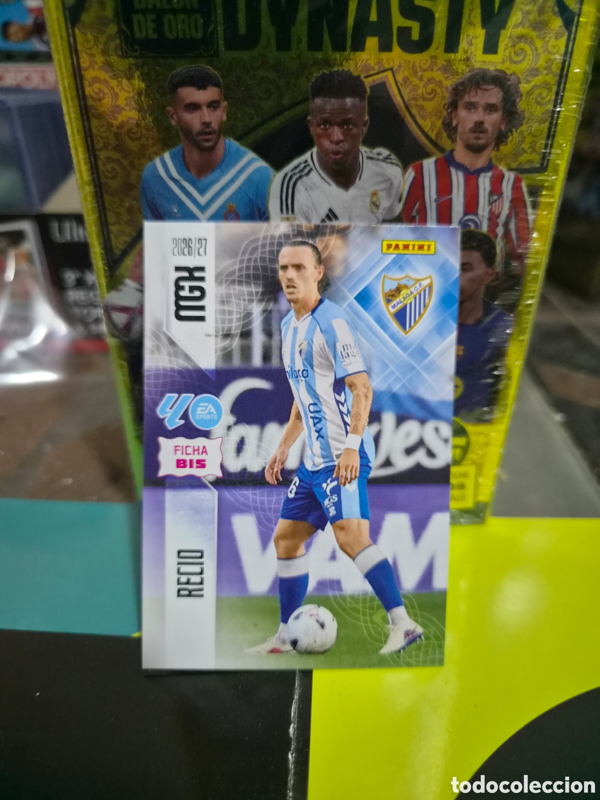 Cromos de f&uacute;tbol: N&deg;239Bis Malaga Recio Megacracks 26/27
