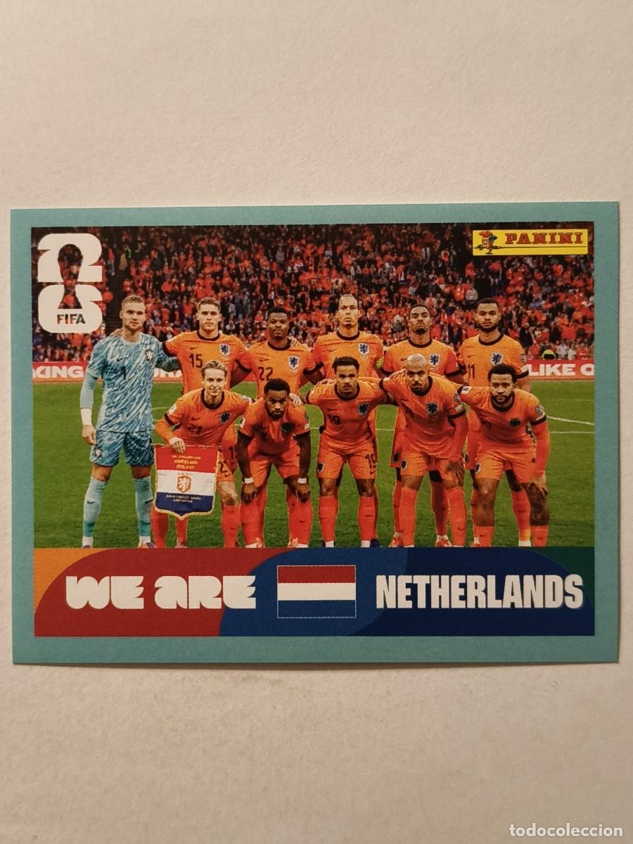 Cromos de f&uacute;tbol: #NED 13 ALINEACION (PAISES BAJOS) MUNDIAL 2026 PANINI