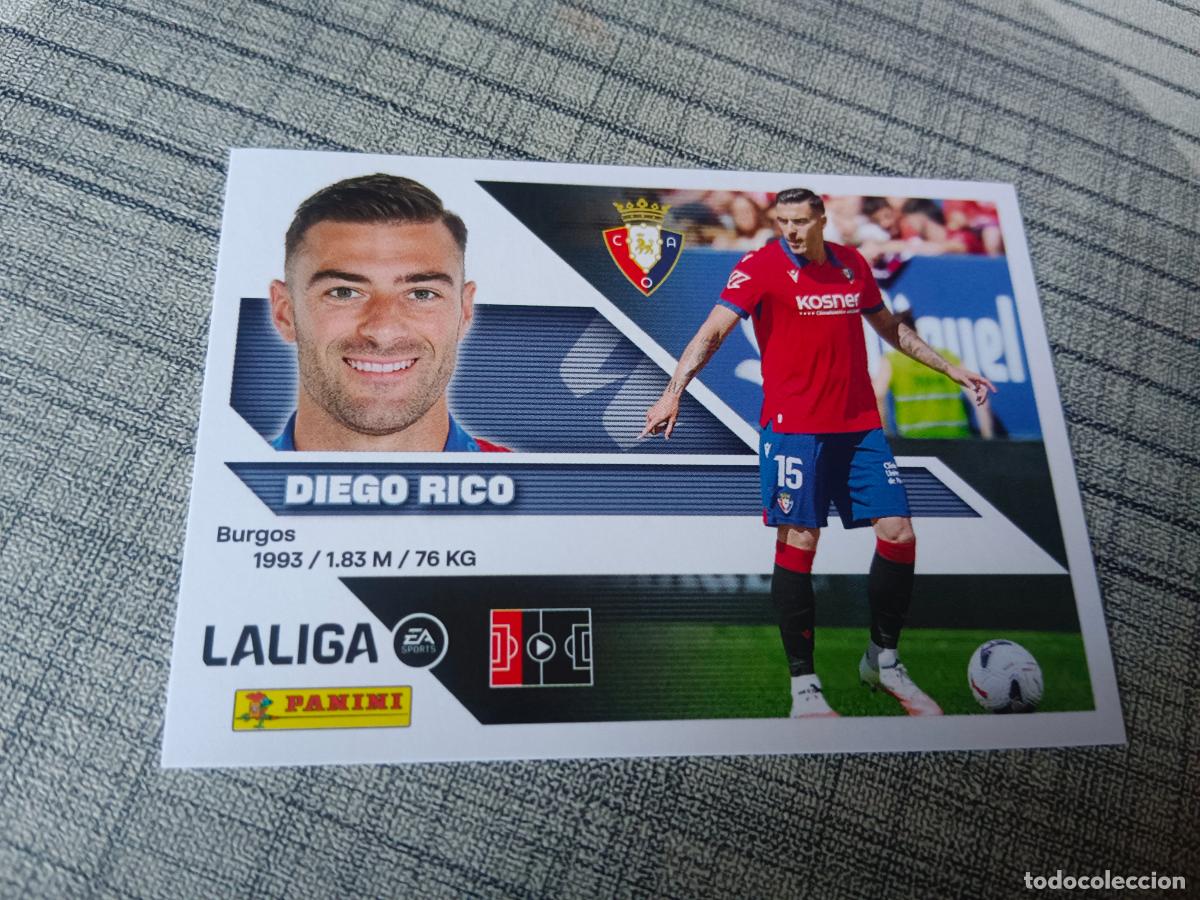 Cromos de f&uacute;tbol: TEMPORADA 2026 2027 26 27 COLOCA 9 BIS DIEGO RICO OSASUNA 4&ordf; CUARTA EDICION NUEVO