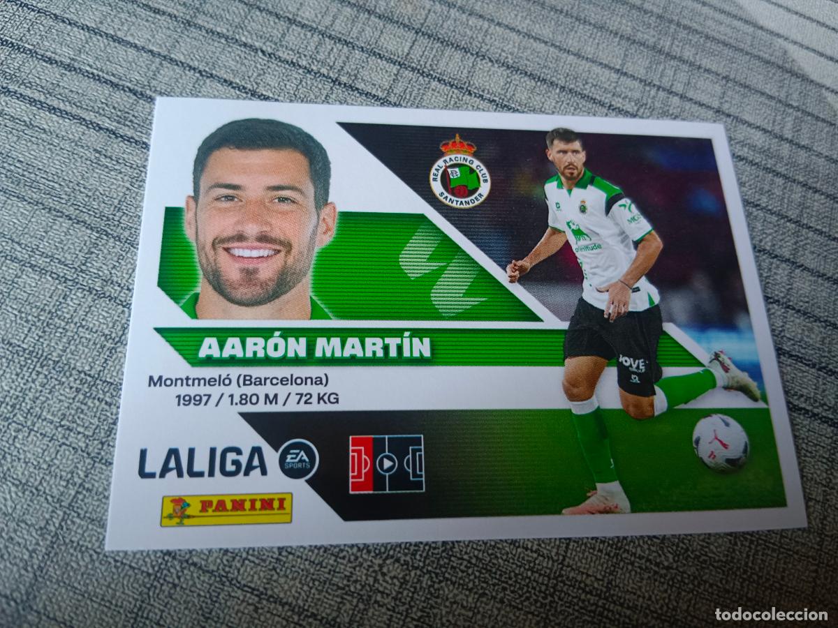 Cromos de f&uacute;tbol: TEMPORADA 2026 2027 26 27 COLOCA 10 BIS AARON MARTIN RACING DE SANTANDER 4&ordf; CUARTA EDICION NUEVO