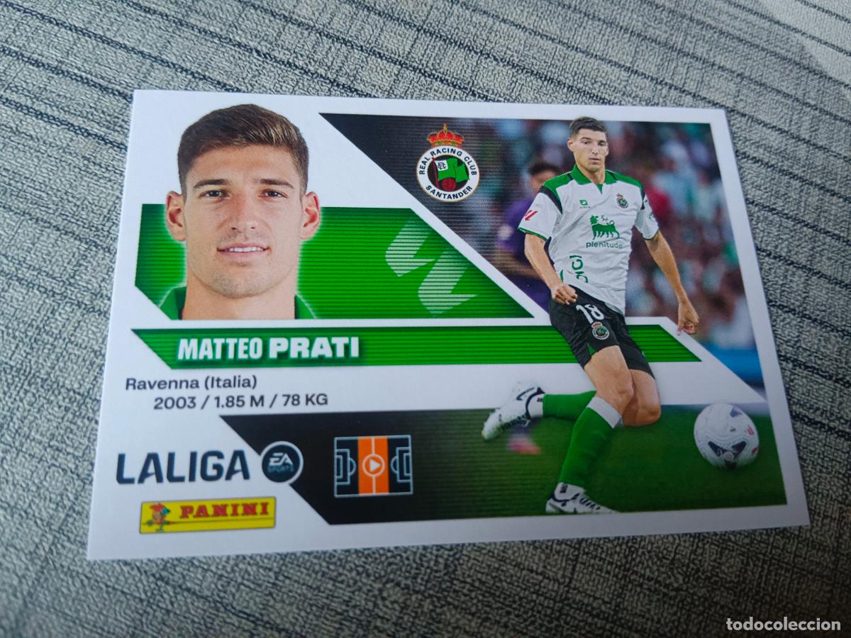 Cromos de f&uacute;tbol: TEMPORADA 2026 2027 26 27 COLOCA 12 BIS PRATI RACING DE SANTANDER 4&ordf; CUARTA EDICION NUEVO