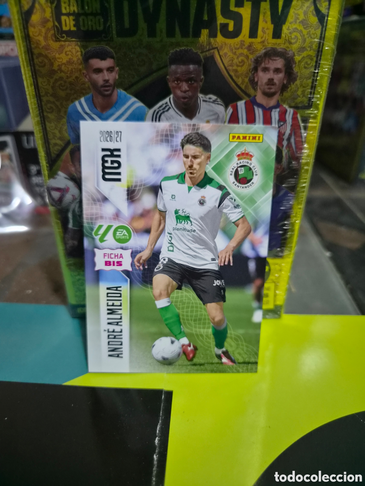 Cromos de f&uacute;tbol: N&deg;281Bis Racing de Santander Andre Almeida Megacracks 26/27