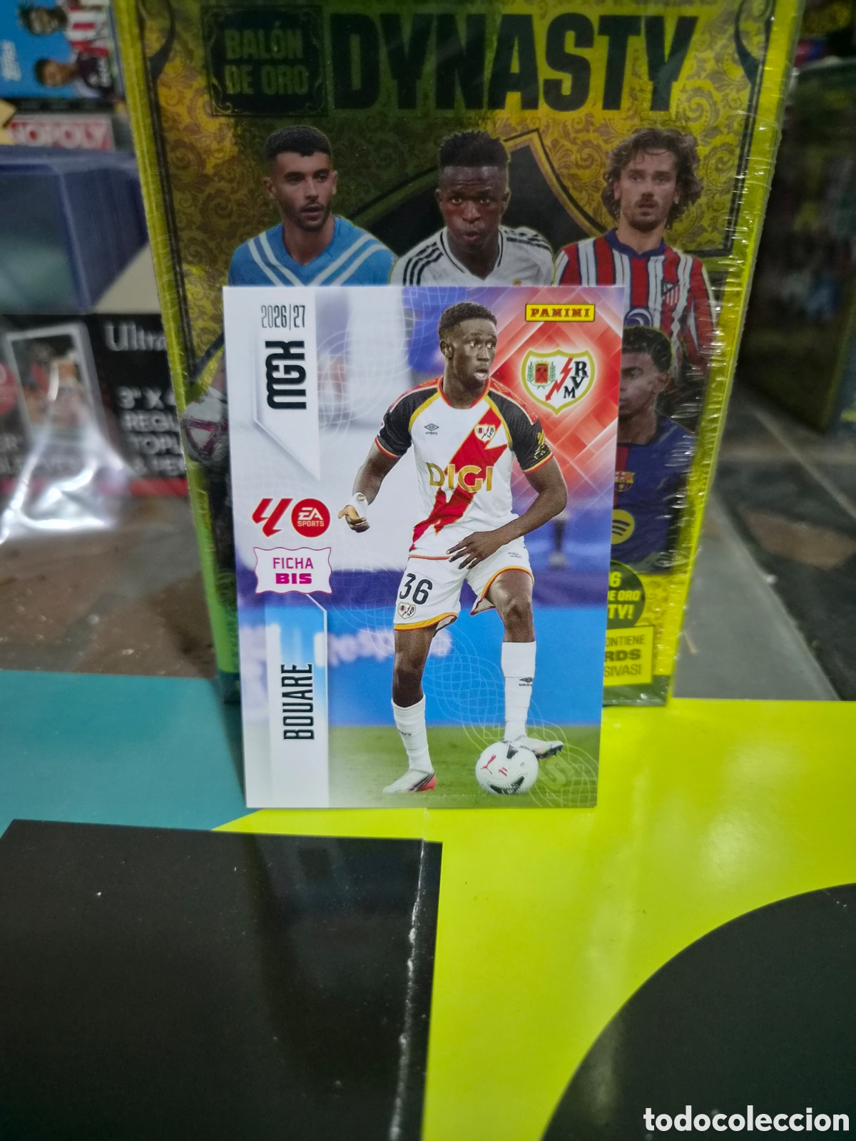 Cromos de f&uacute;tbol: N&deg;298Bis Rayo Vallecano Bouare Megacracks 26/27