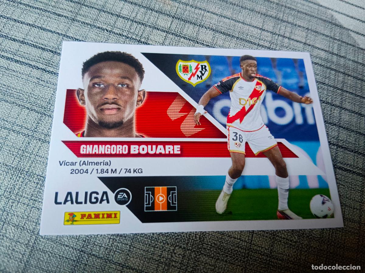 Cromos de f&uacute;tbol: TEMPORADA 2026 2027 26 27 COLOCA 12 BIS BOUARE RAYO VALLECANO 4&ordf; CUARTA EDICION NUEVO