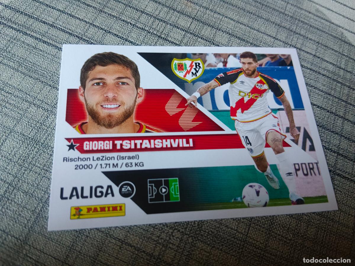 Cromos de f&uacute;tbol: TEMPORADA 2026 2027 26 27 COLOCA 17 BIS TSITAISHVILI RAYO VALLECANO 4&ordf; CUARTA EDICION NUEVO