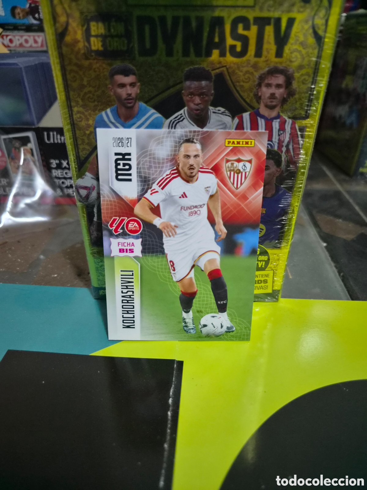 Cromos de f&uacute;tbol: N&deg;334Bis Sevilla Kochorashvili Megacracks 26/27