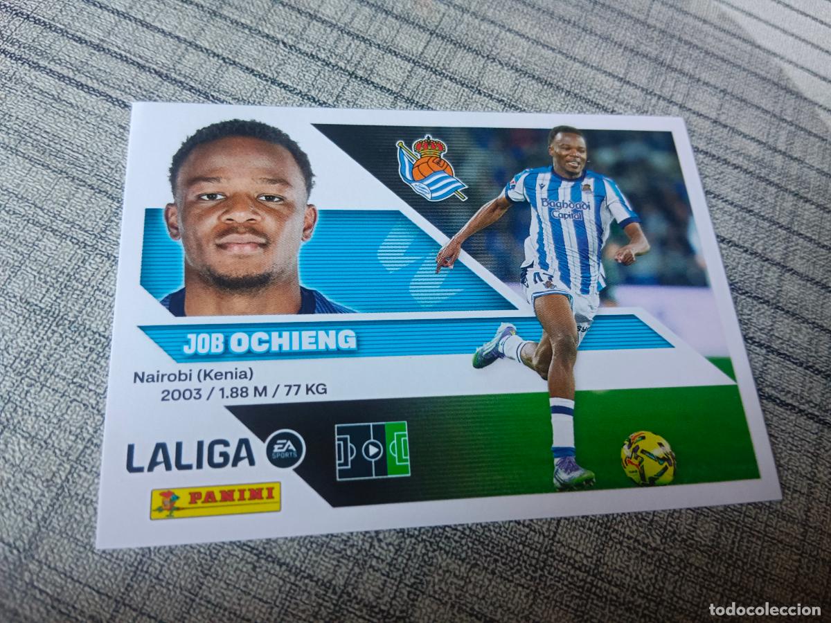 Cromos de f&uacute;tbol: TEMPORADA 2026 2027 26 27 COLOCA 15 BIS OCHIEN REAL SOCIEDAD 4&ordf; CUARTA EDICION NUEVO